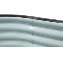 Hochbeet klassisch WESTMANN oval 240 x 80 x 82 cm grau