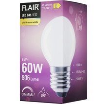 Flair LED Lampe G45 E27 6 Watt entspricht 60 Watt dimmbar