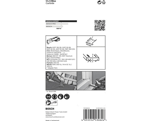 Bosch MultiMax Carbide Produktinformationen