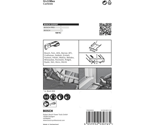 Bosch MultiMax Carbide Informationen