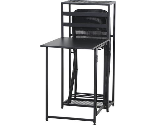 Klapptisch mit Klappstühlen zur Aufbewahrung