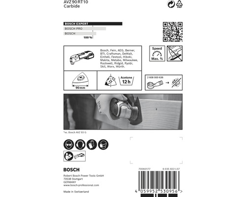 Bosch Expert AVZ 90 RT10 Carbide Sägeblatt für Multitools