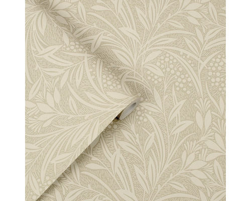 Tapetenrolle mit Blätter- und Beerenmuster