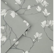 Vliestapete 113354 Laura Ashley Magnolia Grove Grau