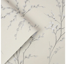 Vliestapete 113359 Laura Ashley Pussy Willow Grau