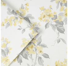 Vliestapete 113366 Laura Ashley Apple Blossom Gelb