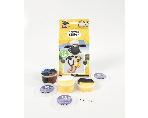 Shaun das Schaf DIY Bastelset mit Silk Clay