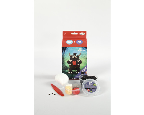 Bastelset zum Erstellen von hässlichen Monstern mit Schaumstoff und Seidenknete