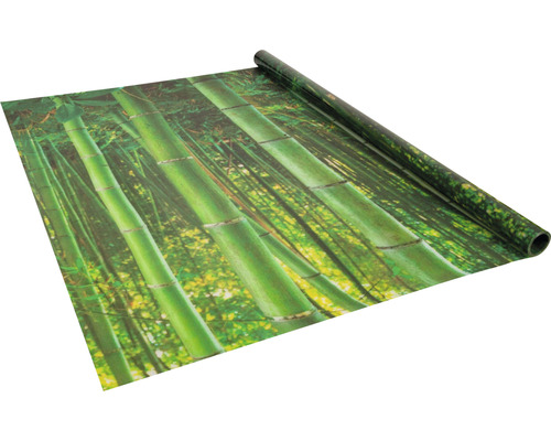 Dekofolie mit Bambusmotiven aufgerollt