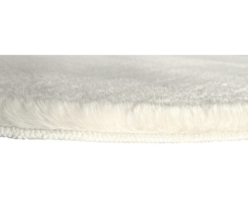 Detailansicht eines Teppichs mit hohem Flor