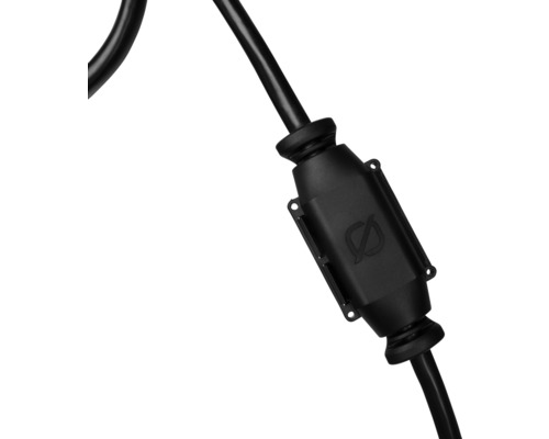 Schwarzes Verbindungskabel mit Goal Zero Logo