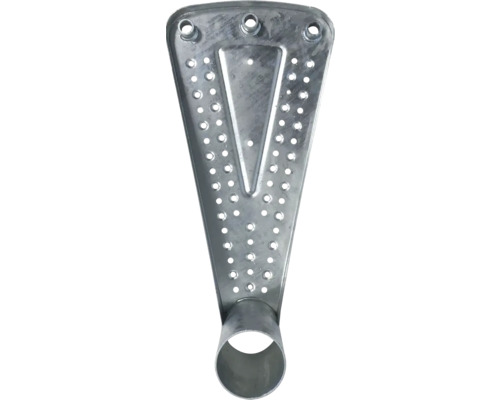 Metallstufe für Wendeltreppe mit gelochter Oberfläche