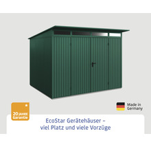 EcoStar Gerätehaus mit Doppeltür und Oberlicht