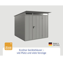 Gartengerätehaus mit Pultdach und Tür