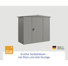 Metall Gerätehaus mit Doppeltür