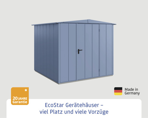 Metall Gerätehaus mit Doppeltür