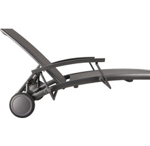 Gartenliege mit Rädern