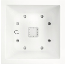 Quadratische Elho Untersetzerplatte mit Schraubenlöchern