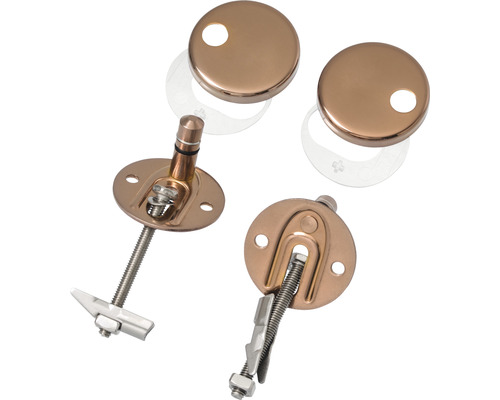 Badewannenablaufgarnitur mit Stopfen und Befestigungsmaterial