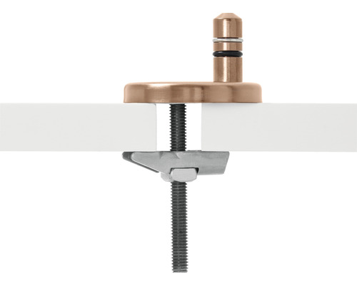 Tischbefestigung für Glasplatten