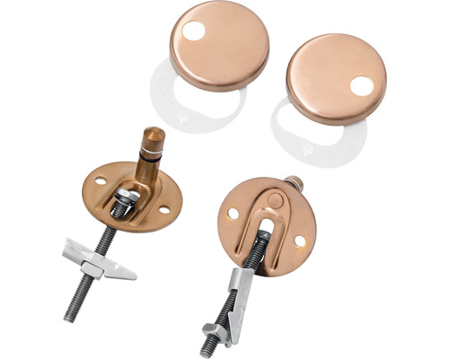 Badewannenablaufgarnitur mit Stopfen und Befestigungsmaterial