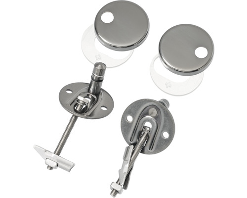 Toilettensitzbefestigung aus Metall