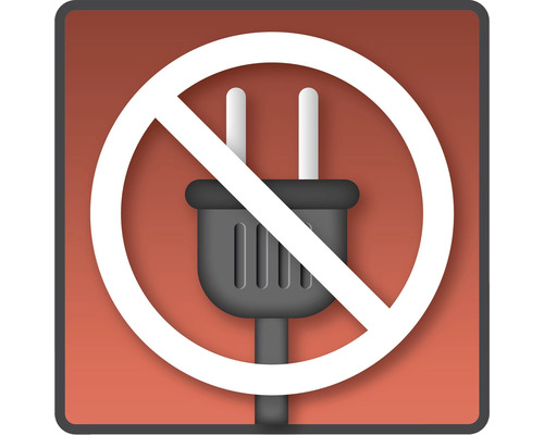 Symbol für kein elektrischer Anschluss