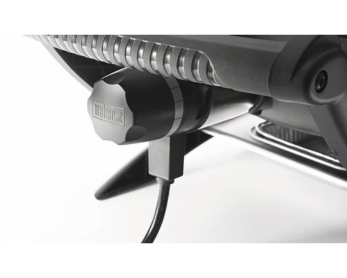 Detailansicht Weber Elektrogrill mit Temperaturregler
