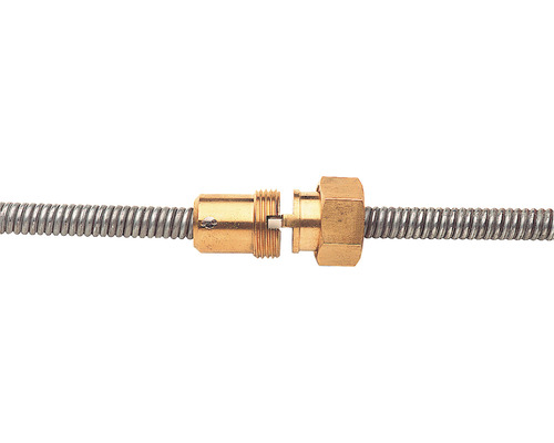 Trapezgewindespindel mit Mutter und Gewindeanschlussstück