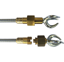 Rohrreinigungsspirale mit Greifklaue