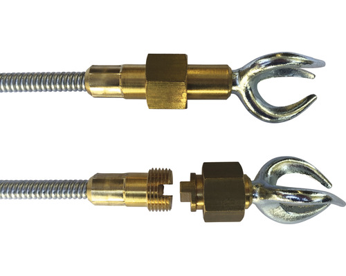 Rohrreinigungsspirale mit Greifklaue