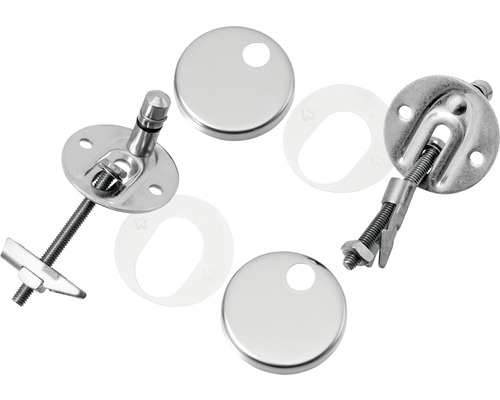 Befestigungsset für WC Sitze aus Metall