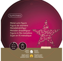 Metalldrahtfigur in Sternform für den Innenbereich