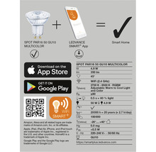 Produktinformationen: PAR16 50 GU10 Mehrfarbiger LED Spot, Smartphone App Kompatibilität, Smart Home Funktion