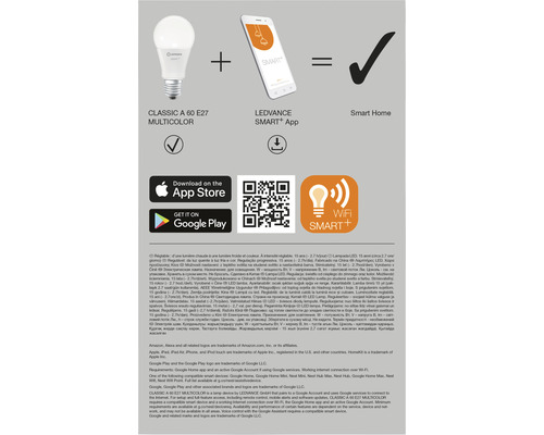 LEDVANCE SMART+ App für smarte Beleuchtung im Smart Home