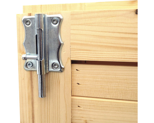 Bolzenriegel an Holztür