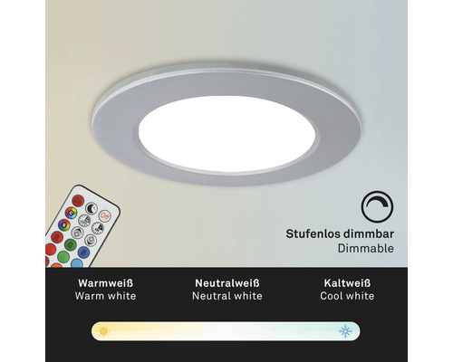 Dimmbare LED Deckenleuchte mit Fernbedienung zur Einstellung der Farbtemperatur