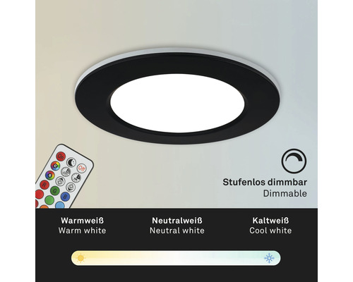 Deckenleuchte mit Fernbedienung zur stufenlosen Dimmung