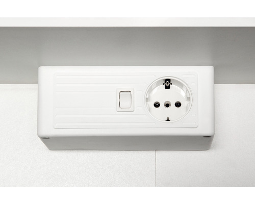 Aufputz Steckdose mit Schalter