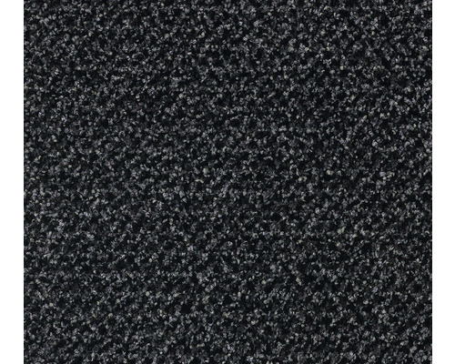 Nahaufnahme eines texturierten, dunklen Teppichs.