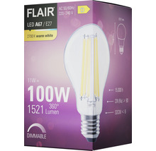 FLAIR LED Lampe dimmbar A67 E27/11W(100W) 1521 lm 2700 K warmweiß klar-thumb-6