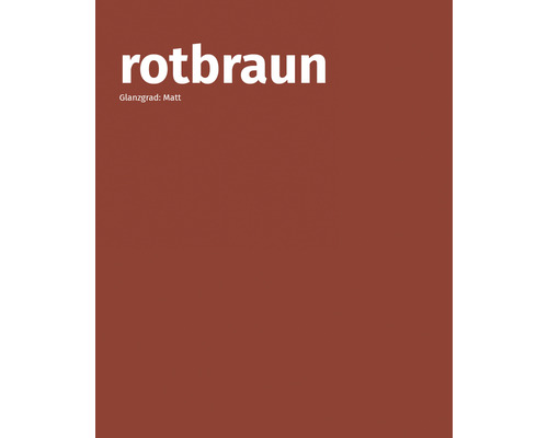 Matt rotbraune Farbe