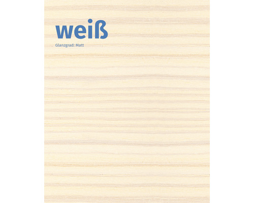Holzdekor Weiß mit matter Oberfläche