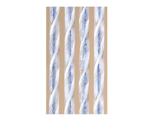 Bild von vier Kunststoff-Geflechtkabeln