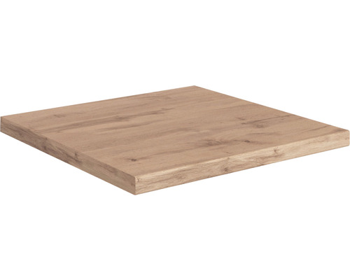 Quadratische Tischplatte in Holzoptik