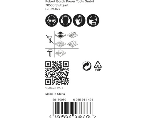 Sicherheitshinweise und Produktdetails von Robert Bosch Power Tools