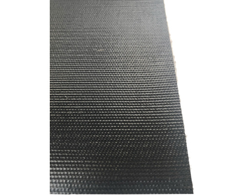 Detailaufnahme einer schwarzen Gewebeplane