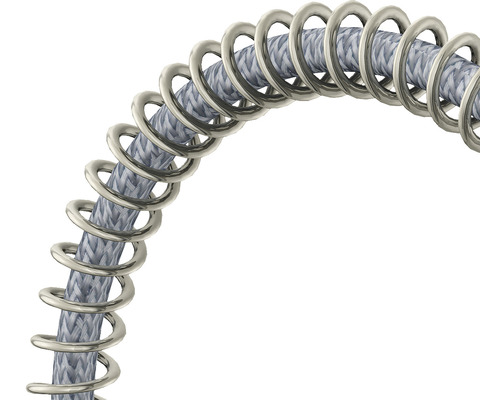 Flexibler Duschschlauch mit Spirale