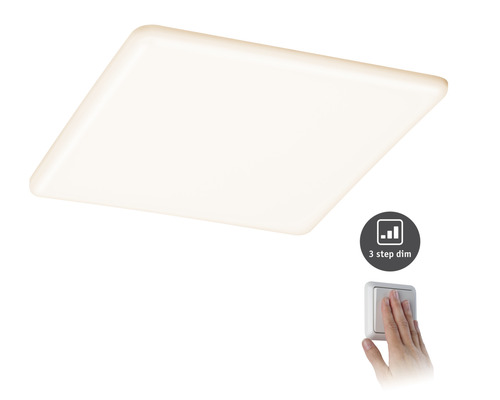 Quadratische LED-Deckenleuchte mit Dimmfunktion