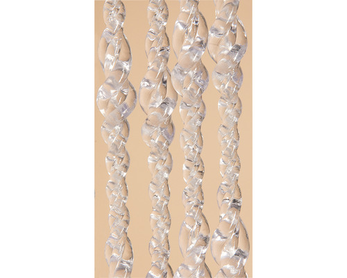 Dekorative Türvorhang-Quasten aus transparentem Kunststoff